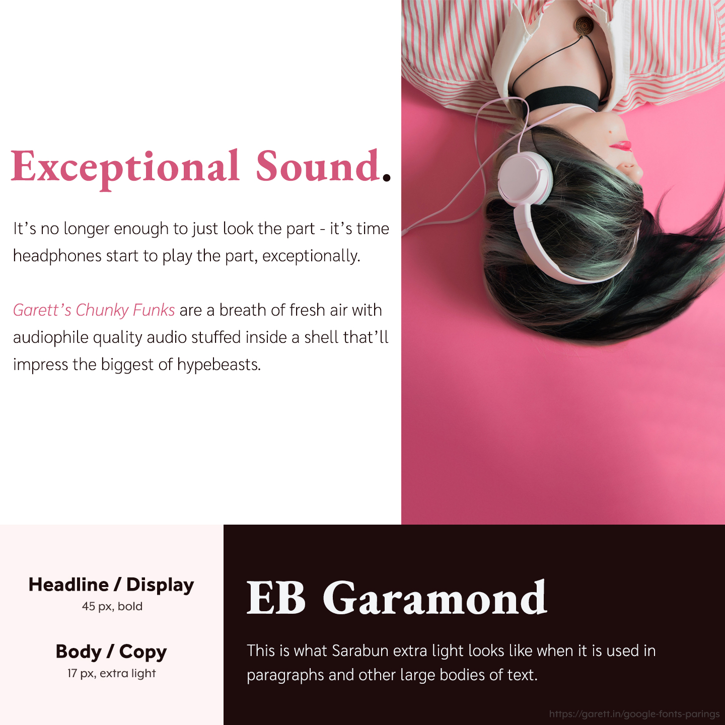 EB Garamond and Sarabun font pairing - 30 Google Font Pairings for Your Brand and Website