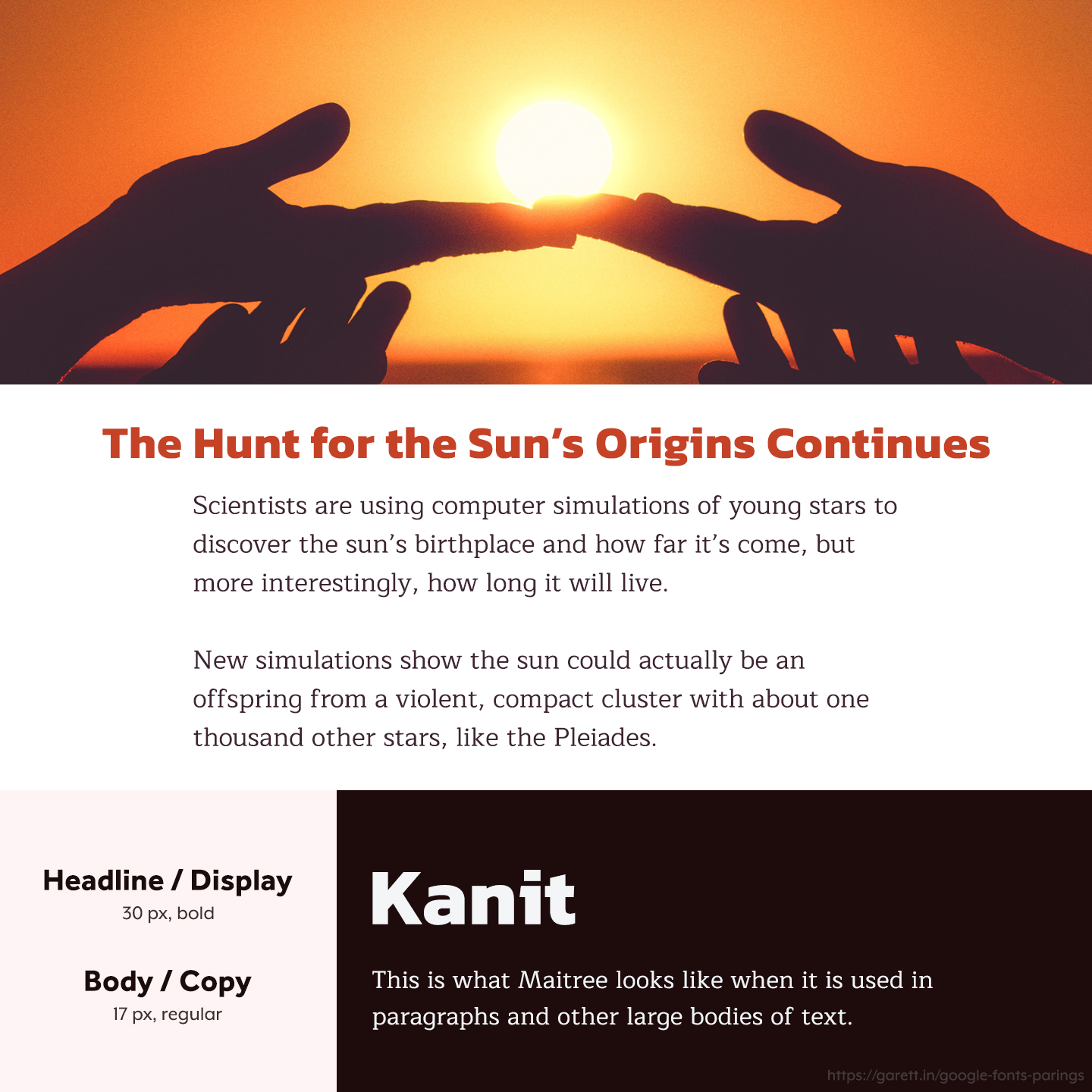 Google Fonts Pairings for Your Brand and Website - Garett®
