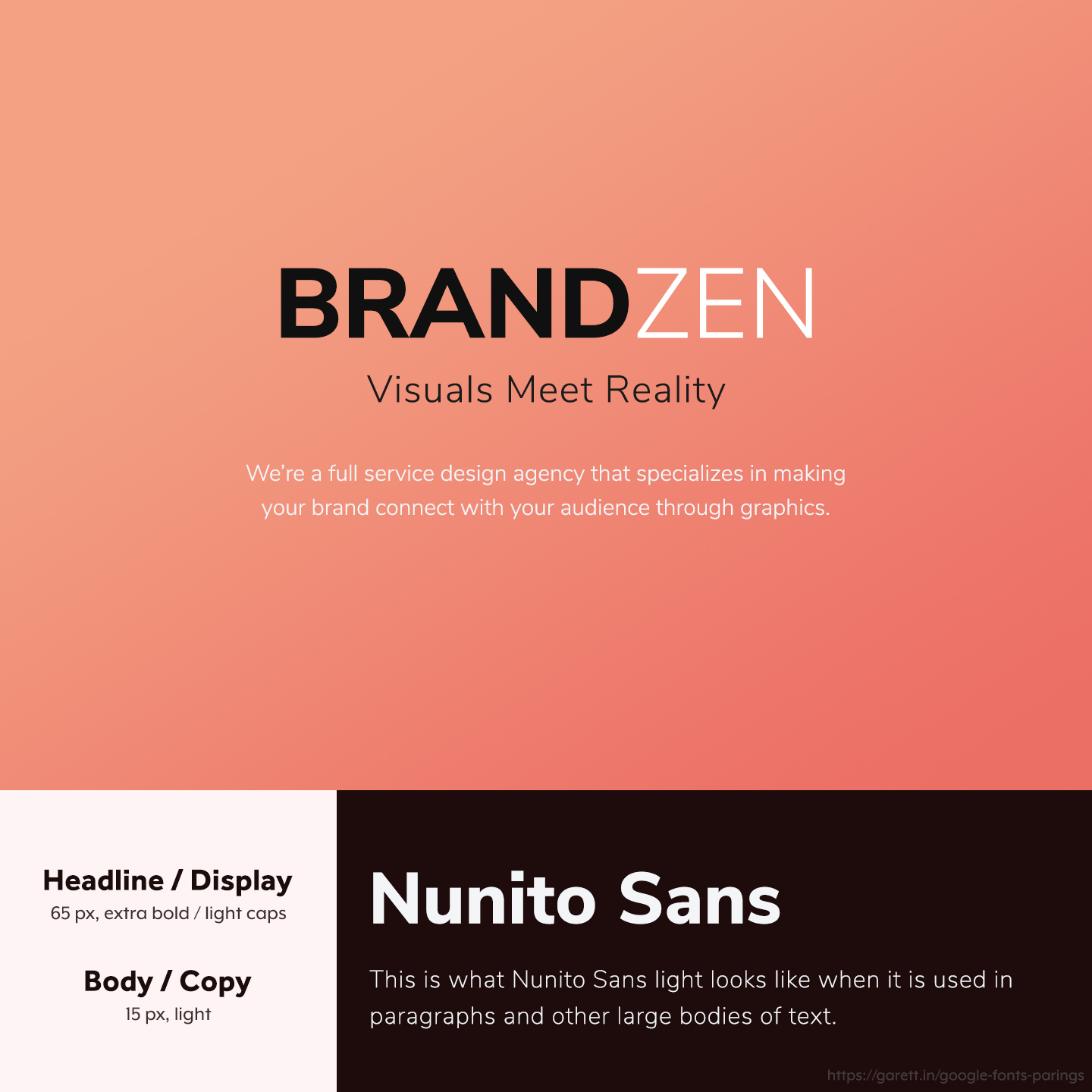 Google Fonts Pairings for Your Brand and Website - Garett®