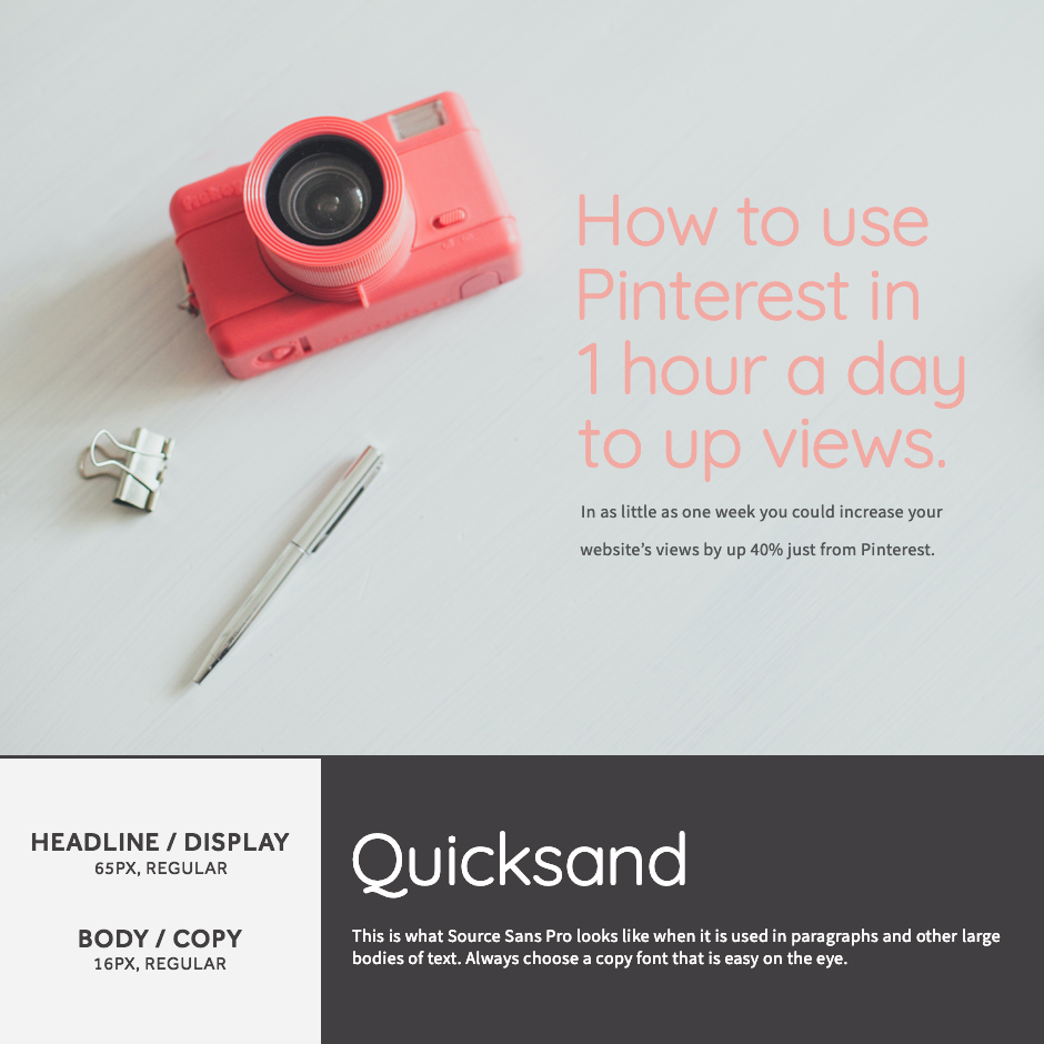 Quicksand + Source Sans Pro- 21 Google Fonts Combinations For Websites