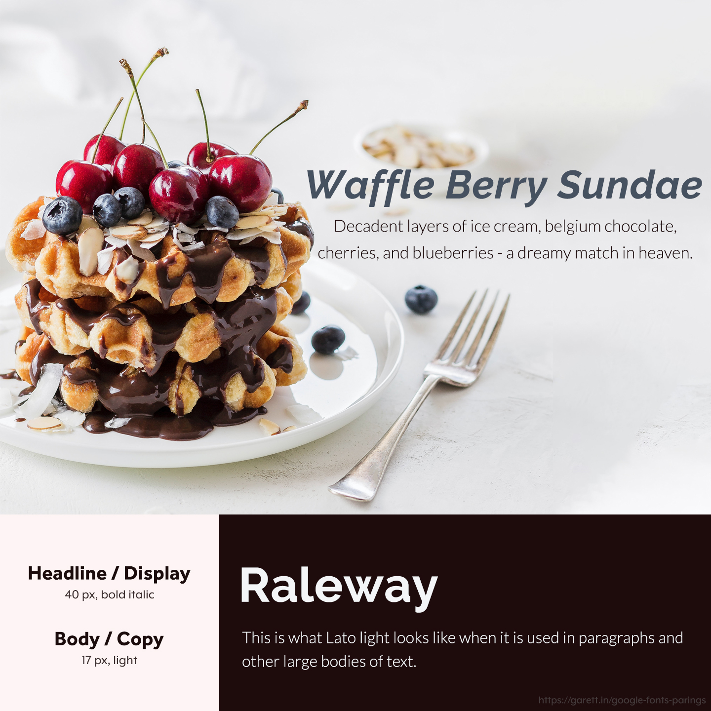 Raleway and Lato font pairing - 30 Google Font Pairings for Your Brand and Website