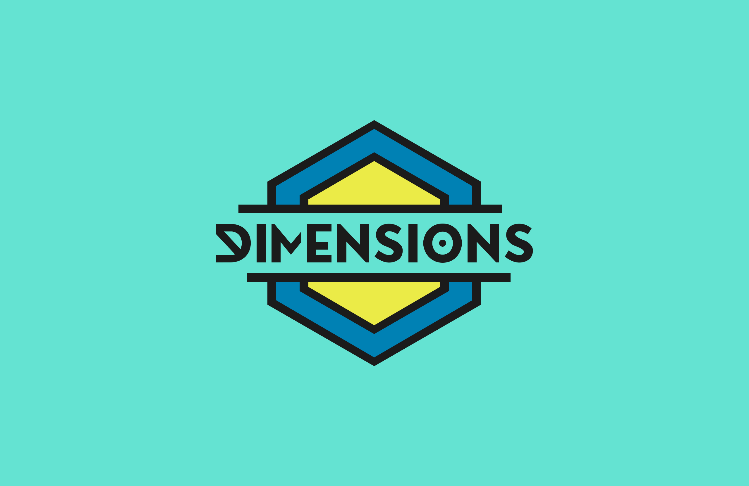 Dimensions Logo by by Garett Southerton, Creative Brand Strategist of Garett® based in Long Island, New York