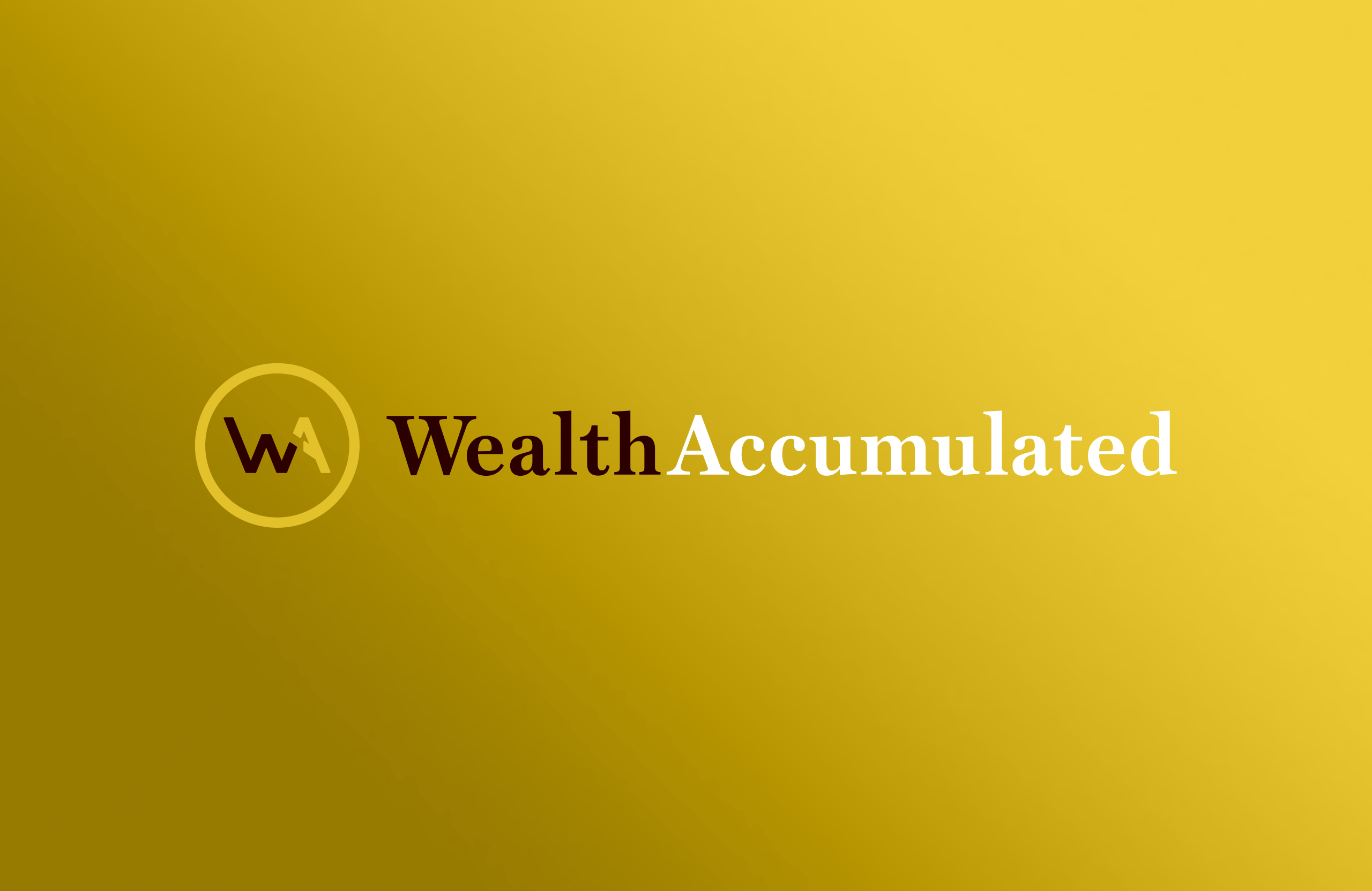 Wealth Accumulated Logo by Garett Southerton, Creative Brand Strategist of Garett® based in Long Island, New York