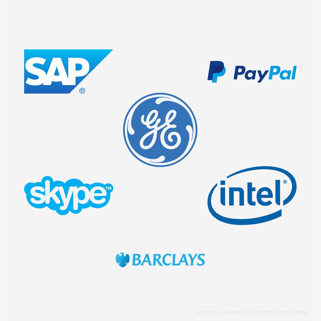 Brands That Use Blue Color Psychology in their Logos