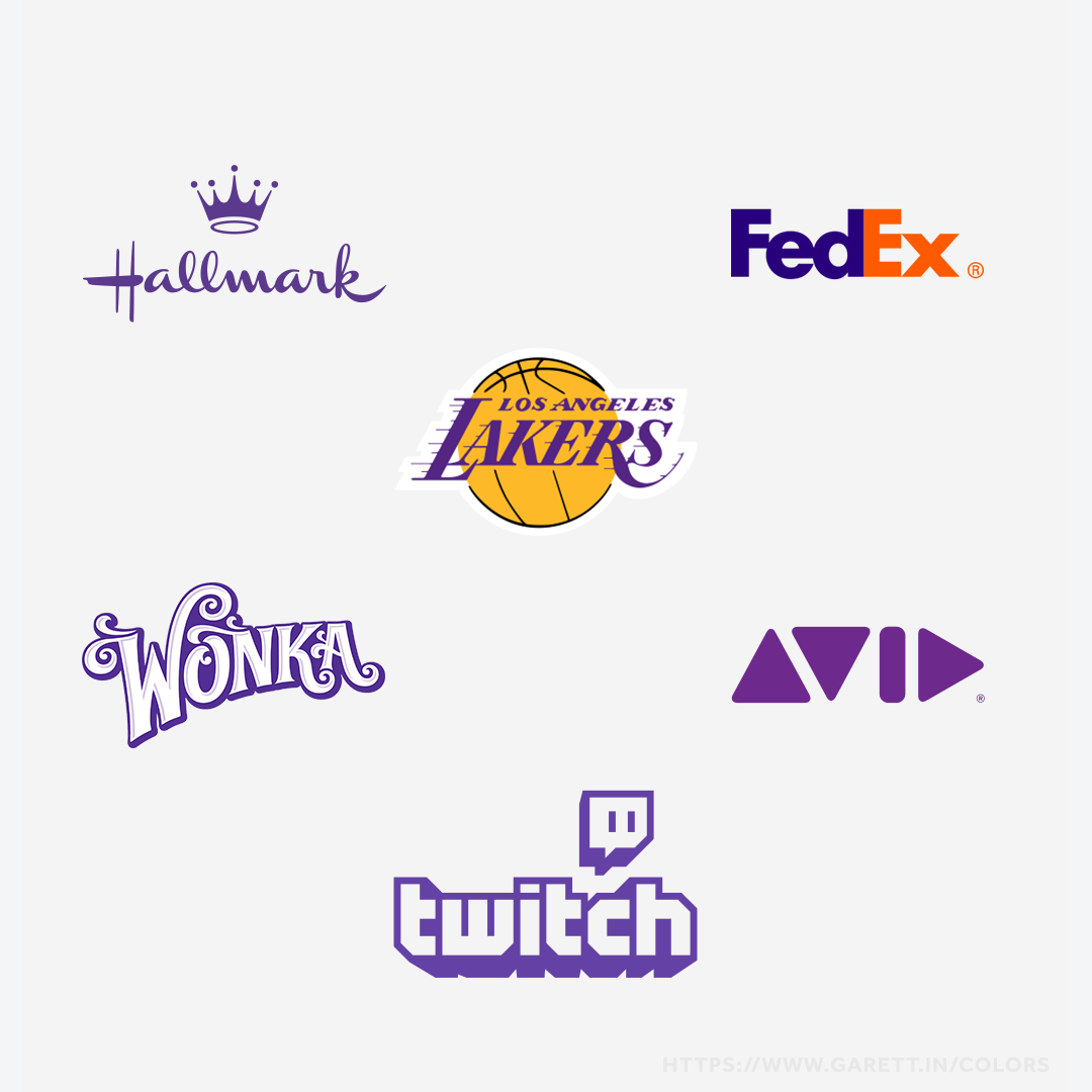 Brands That Use Purple Color Psychology in their Logos