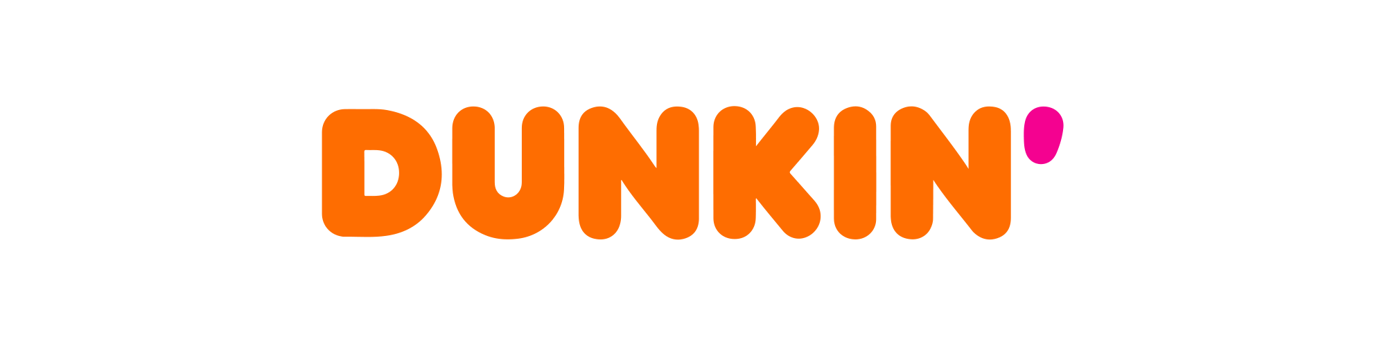 Dunkin's logo uses orange color psychology