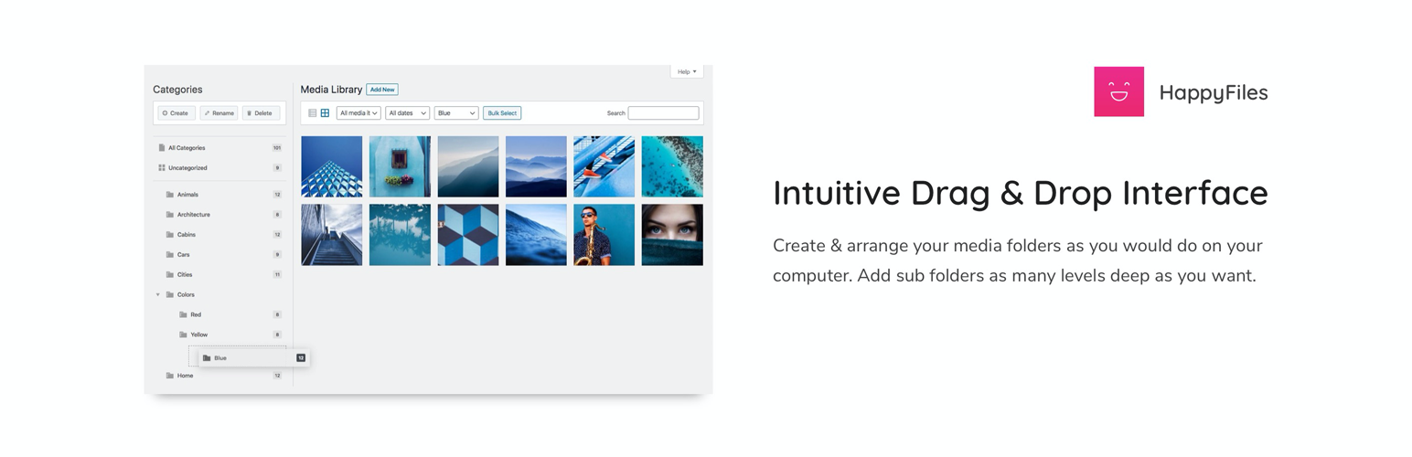 HappyFiles is an Essential WordPress Plugin