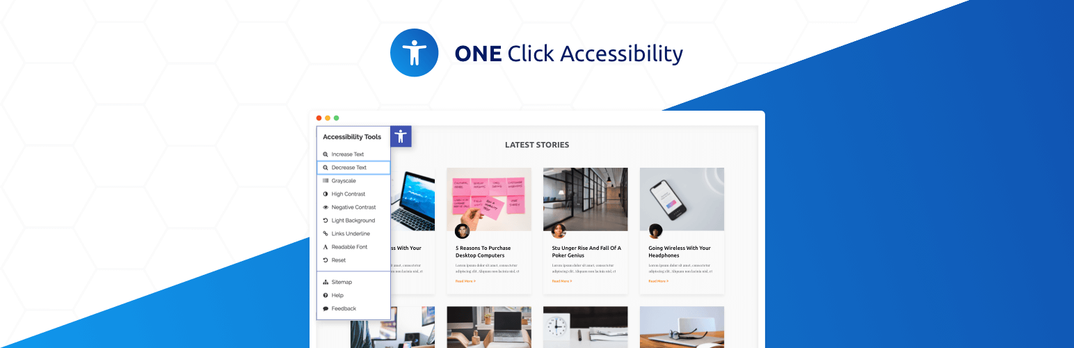 One Click Accessibility is an Essential WordPress Plugin