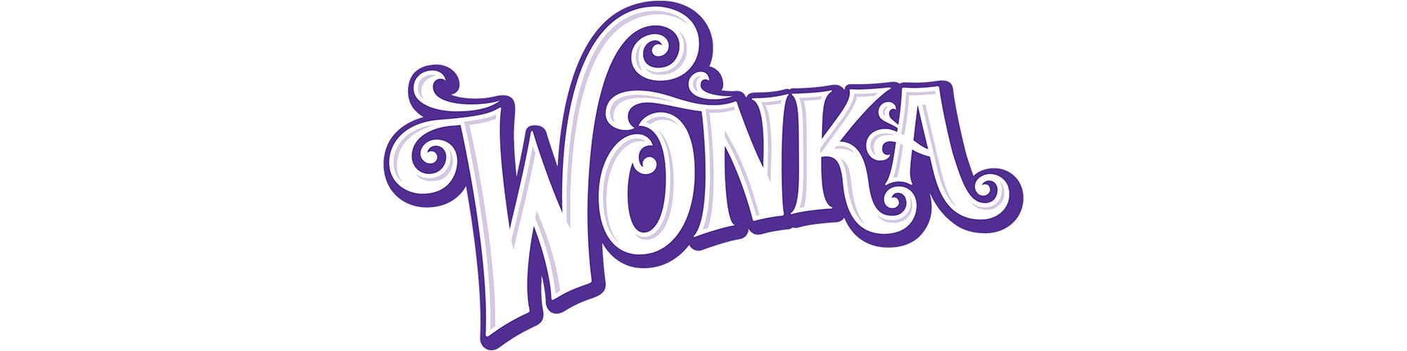 Wonka's logo uses purple color psychology